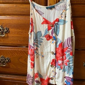 Floral tank top